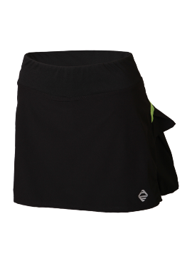 Back Pleated Woven Tennis Skirt